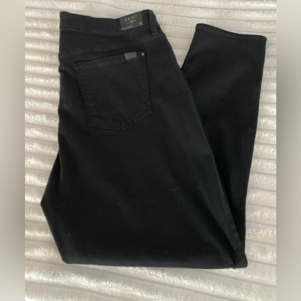 Jen 7 black ankle skinny jeans size 16 - Picture 2 of 4